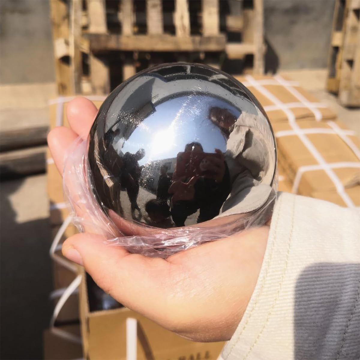 3 Inch Solid Chrome Steel Ball Bearing 76.2mm Hardened Metal Sphere 1 Pc