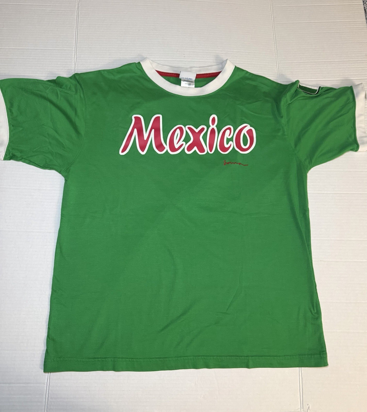 Mexico National Football Team Fan T Shirt Joma Size Men's XL