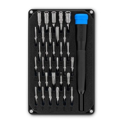 iFixit Moray Precision Bit Set, Bit-Kit mit 32 Mini-Bits Variety Pack, blau 