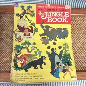 Disney The Jungle Book 1967 Vintage Comic Book Complete Picture Story Full Color