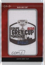 2016 Upper Deck CFL O-Pee-Chee Team Logo Patch Grey Cup #TL-61 Patch 0h1