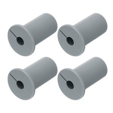 4Pcs Wall Grommets for Cables 3/4 Inch Cable with 7mm Hole Silicone Grey
