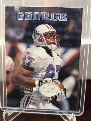1998 Playoff Momentum SSD Team Threads Home Jerseys Eddie George #15