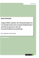 AusgewäHlte Aspekte Der Finanzkompetenz Von Studierenden Des Grundschullehramtes