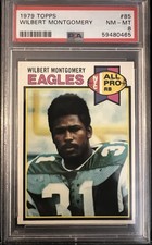 1979 Topps Wilbert Montgomery #85 Rookie RC PSA 8 NM-MT Eagles