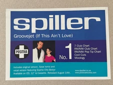2000 Magazine ADVERT Art Picture Spiller Groovejet Sophie Ellis-Bexter Ad