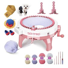 48 Needles Knitting Machine with Row Counter and Plain/Tube Weave Conversion ...