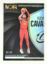 2023-24 Panini Noir - Icon Edition Donovan Mitchell #118 Holo Silver 30/49