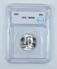1951 Washington Quarter MS66 ICG *2053