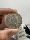 1962-D Franklin Half Dollar, 90% Silver, Circulated,