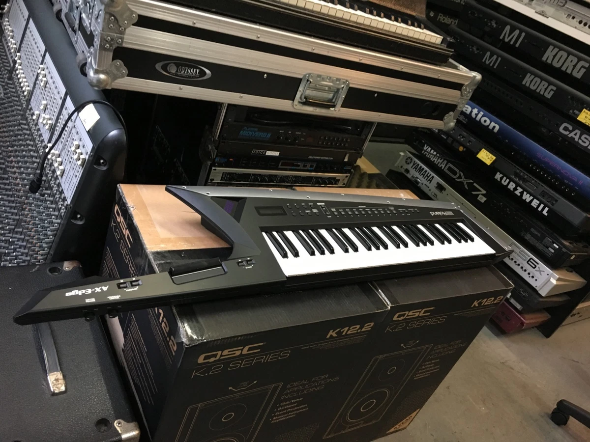 Roland AX-Edge SILVER/BLACK Keytar w/White keys keyboard Customized //ARMENS//