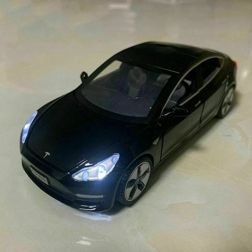 1:32 Tesla MODEL3 Legierung Automodell Spielzeugfahrzeuge Jungen Kinder Geschenk - Bild 10 von 16