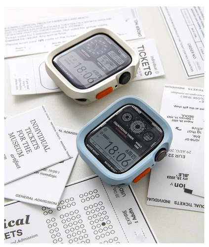 Stoßfeste weiche Silikonhülle für Apple Watch Series Ultra 10 9 8 7 6 5 SE - Bild 2 von 28