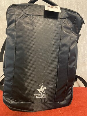 Beverly Hills Polo Club BackPack Rücksack Schwarz Einheitsgröße,