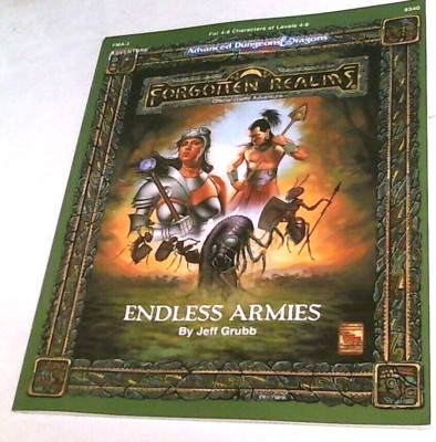 FMA2 Endless Armies TSR 9340 AD&D reprint WOTC NEW module forgotten realms book