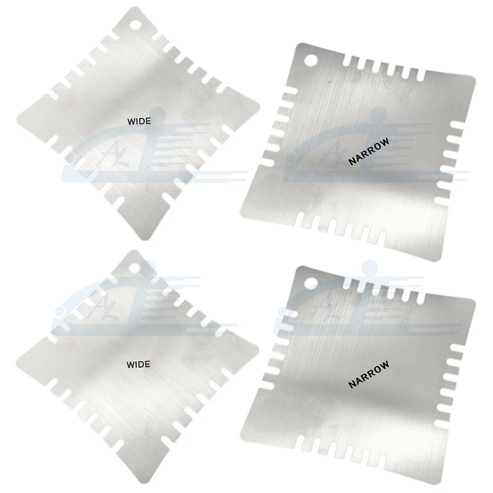 Guitar Luthier Tool Radius Gauge String Action Ruler Feeler Gauge Notched Gauge - Image 4 of 4