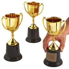 Hauntlook 3-pack Halloween Costume Contest 8.6" Trophies: Best, Funniest Awards