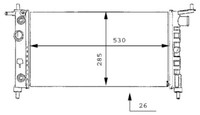 Mahle KüHler WasserküHler MotorküHler FüR Opel Corsa B Tigra 73 78 79 95 71 F35