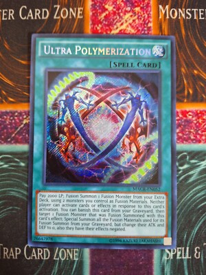 yugioh best polymerization cards Yu-Gi-Oh! TCG Ultra Polymerization MACR-EN052 Secret Rare Unlimited Near  Mint