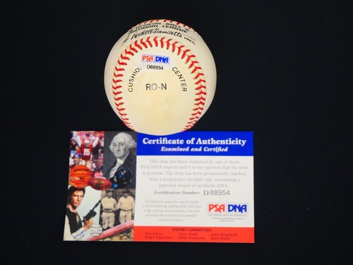 HOYT WILHELM SIGNED OFFICIAL NATIONAL LEAGUE BASEBALL W/ PSA COA - Picture 7 of 7
