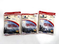 3 THREE 2XL INDERA TRADITIONAL LONG JOHNS THERMAL UNDERWEAR PANTS 800DR 46-48