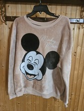 Walt Disney Mickey Mouse Pullover 2X Plushy Feel Long Sleeve READ GUC 6751