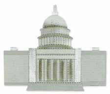 Sizzix Bigz Capitol Building die A10907 Retail 19.99 Retired, SO SPECIAL 