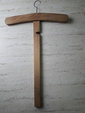 Grucce Appendiabiti Stampelle Appendi Abiti in legno anni '50 Vintage _