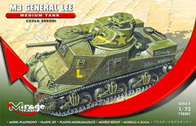 MIRAGE HOBBY MIRAGE 728001 1:72 M3 Medium Tank 'GENERAL LEE'