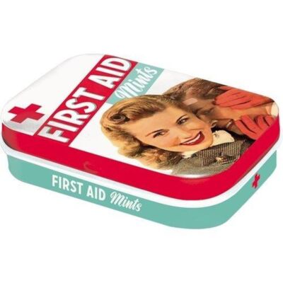 Nostalgic-Art - Pillendose Blechdose mit Pfefferminzdragees - First Aid #4 