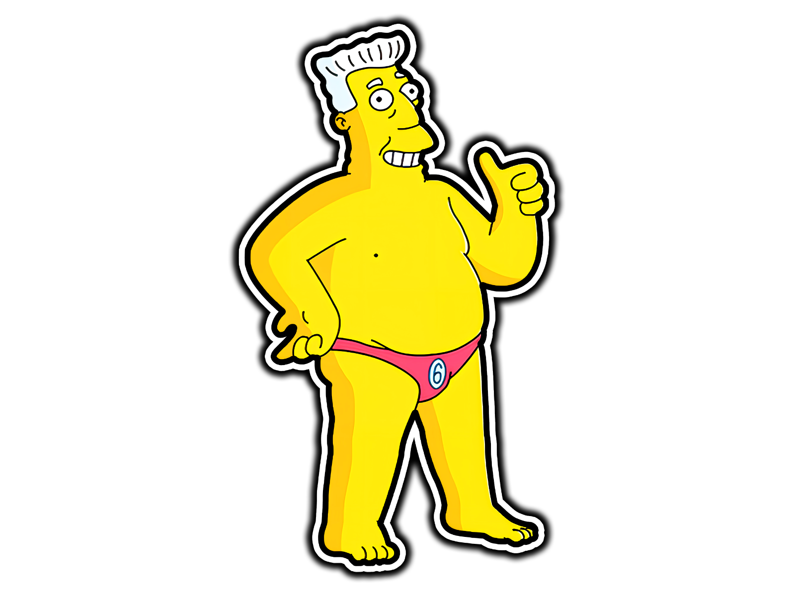 Swimsuit Brockman Waterproof Vinyl Sticker Decal Die-Cut-image