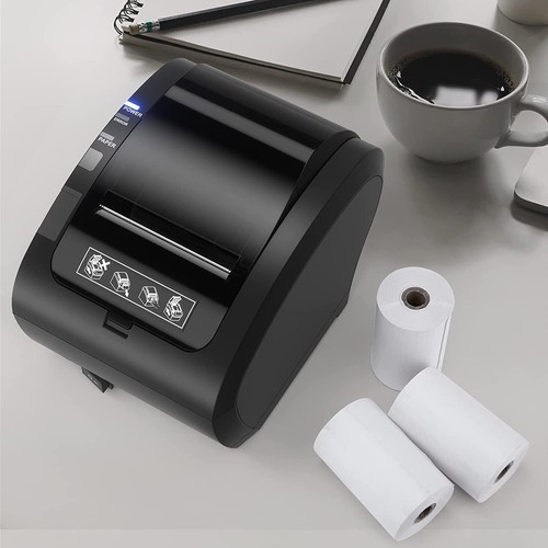 MUNBYN WiFi Receipt Printer 80mm POS Printer USB/Lan/Serial Port for Cash Drawer - Picture 9 of 11