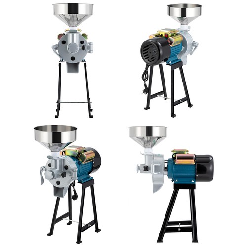 2in1 Getreidemühle Schrotmühle Kornmühle Weizenmehl Elektrische Kräutermühle DE - Bild 10 von 12