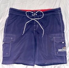 NASCAR XL Blue Swim Trunks/Mens Bottoms