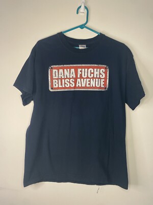 Dana Fuchs Bliss Avenue Black World Tour  T Shirt Large Mens