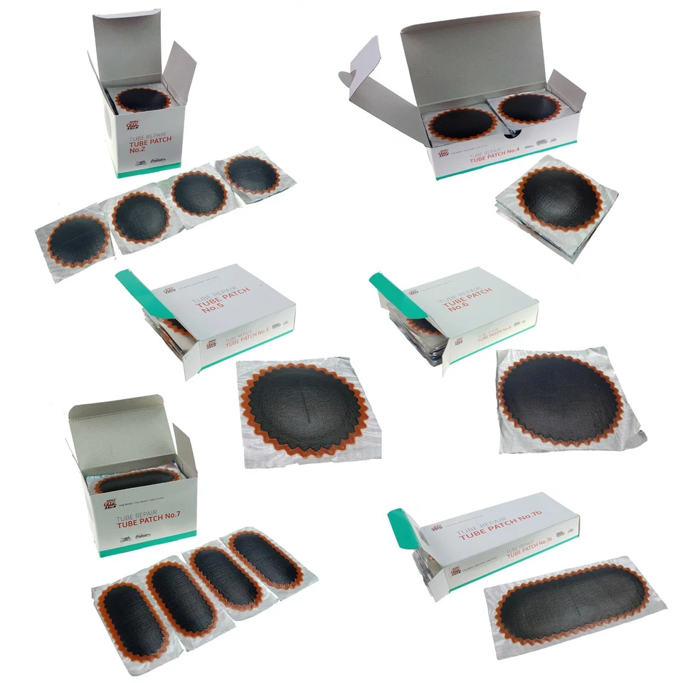 Schlauchflicken 30-150mm Rotrand Flicken TipTop Schlauchreparatur Fahrrad Reifen