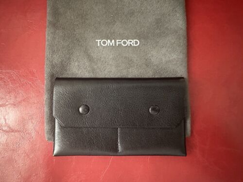 TOM FORD CUFFLINKS LEATHER CASE VERY RARE - Picture 1 of 5