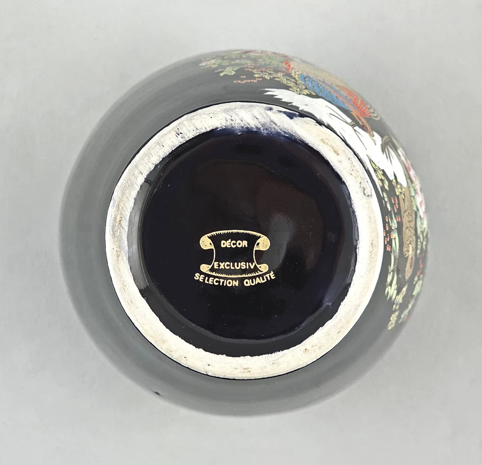 a-9340112 Porzellan Deckelvase Fasane Kobaltblau  Selection Qualité H30,5cm - Bild 3 von 3