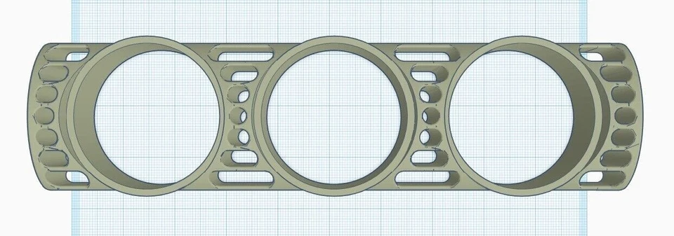 TRIPLE 52mm Boost Gauge Pod - Reemplace la ventilación para BMW E30 1982 - 1992 Foto 4 de 4