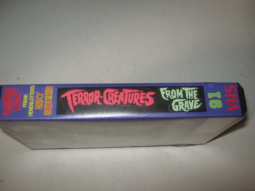 VHS VIDEO TAPE HORROR TERROR CREATURES FROM THE GRAVE WEIRD VIDEO HARD CASE - Picture 2 of 3