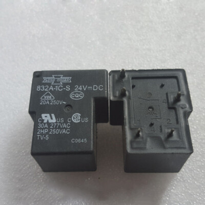 Relé 832A-1A-S 24Vdc 30A 250V Song Chuan Relé 832A-1A-S 24Vdc 30A 250V Song Chuan