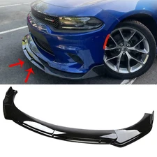 For Dodge Charger 15-21 SRT-Style Matte Black Front Bumper Splitter Spoiler Lip