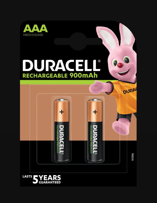 Piles rechargeables AAA NiMH LR03 HR03 Duracell pile batterie lot 2 piles 900mAh - Image 2