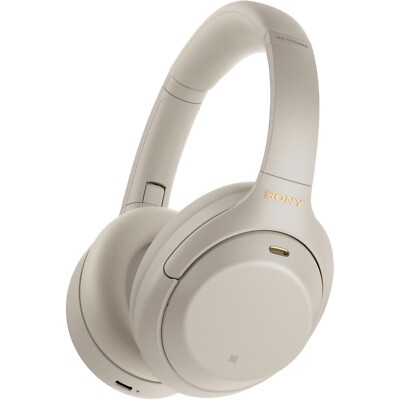 Sony WH1000XM4 Wireless Noise Canceling Over the Ear Headphones - Silver