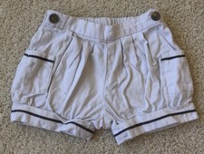 EUC Girls Jacadi Shorts White Size 12M