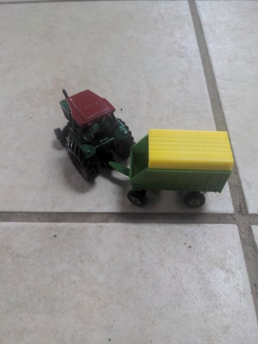 Vintage Maisto Hasbro Tonka 88 Tractor Ertl John Deere Hay Bale Wagon Implement - Picture 3 of 13