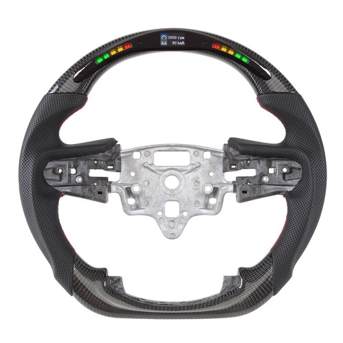 Echtes Kohlefaser LED-Lenkrad für GMC Sierra 1500 2500 3500 20-24 Nicht beheizt - Bild 1 von 8