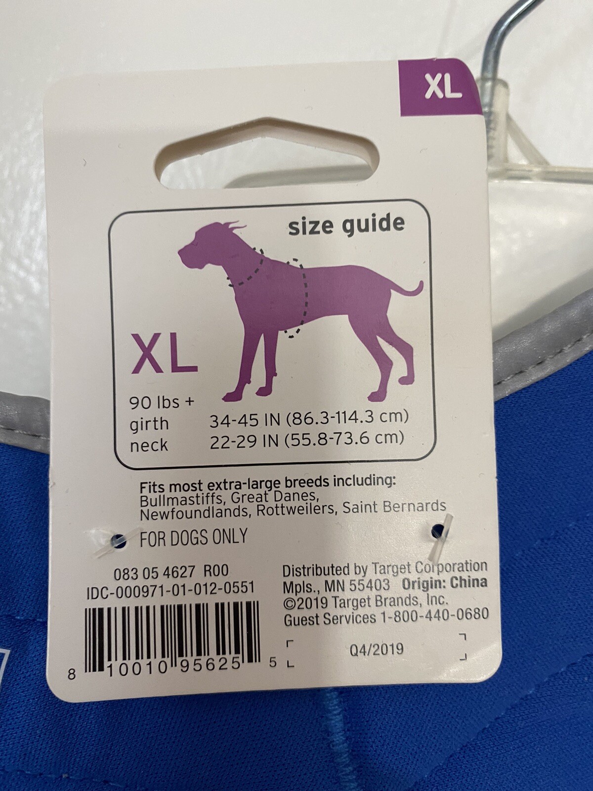Boots & Barkley XL 90+ Lbs. No Pull Dog Harness Blue NWT eBay