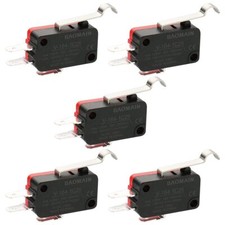 V-164-1C25 SPDT Momentary Micro Switch Lever Arm Snap Action Pack of 5