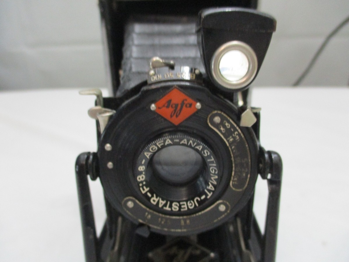 Vintage Agfa Billy-Record Folding Camera Anastigmat-Jgetar F